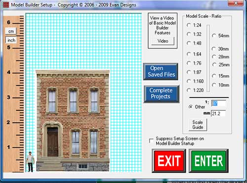model builder opening screen
