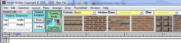 model builder design screen